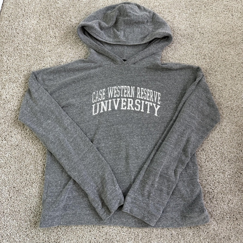 Original Retro Brand Hoodie Mens Large Gray Case Western Reserve University